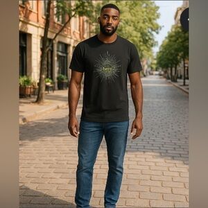 Navy Blue Graphic T-Shirt